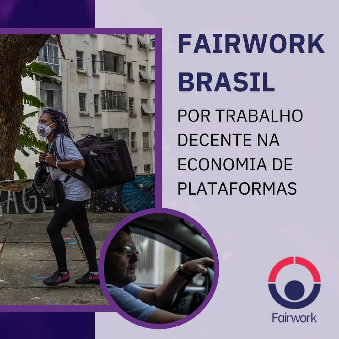 Fairwork Brasil mostra como empresas de plataforma tratam trabalhadores no país