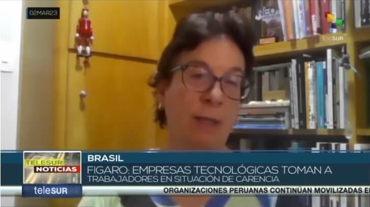 Confira entrevista de Roseli Fígaro para a teleSUR